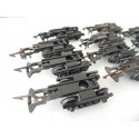 B 14 - JOUEF LOT DE 11 BOGIES A GRIFFES POUR VOITURE ANCIENNE JOUEF HO