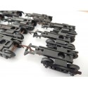 B 14 - JOUEF LOT DE 11 BOGIES A GRIFFES POUR VOITURE ANCIENNE JOUEF HO