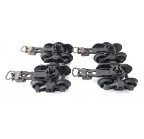 B 15 - LIMA LOT DE 4 BOGIES LIMA POUR WAGON LIMA HO