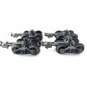 B 15 - LIMA LOT DE 4 BOGIES LIMA POUR WAGON LIMA HO