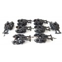 B 18 - JOUEF LOT DE 8 BOGIES A GRIFFES POUR WAGON ANCIENNE JOUEF HO