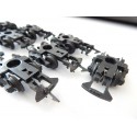B 18 - JOUEF LOT DE 8 BOGIES A GRIFFES POUR WAGON ANCIENNE JOUEF HO
