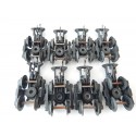 B 18 - JOUEF LOT DE 8 BOGIES A GRIFFES POUR WAGON ANCIENNE JOUEF HO