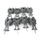 B 18 - JOUEF LOT DE 8 BOGIES A GRIFFES POUR WAGON ANCIENNE JOUEF HO