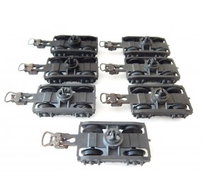 B 22 - LIMA LOT DE 7 BOGIES LIMA POUR VOITURE VOYAGEUR LIMA HO