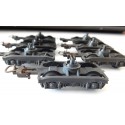 B 22 - LIMA LOT DE 7 BOGIES LIMA POUR VOITURE VOYAGEUR LIMA HO
