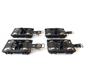 B 24 - LIMA LOT DE 4 BOGIES LIMA POUR VOITURE LIMA HO