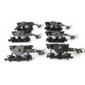 B 25 - LOT DE 6 BOGIES EN METAL POUR VOITURE FRANCE TRAIN ? HO