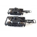 B 30 - JOUEF 2 BOGIE NOIR DE VOITURE MODERNISE HO