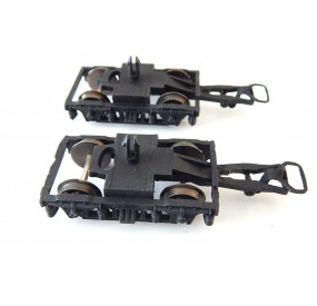 B 30 - JOUEF 2 BOGIE NOIR DE VOITURE MODERNISE HO