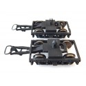 B 30 - JOUEF 2 BOGIE NOIR DE VOITURE MODERNISE HO