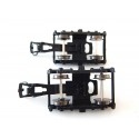 B 30 - JOUEF 2 BOGIE NOIR DE VOITURE MODERNISE HO