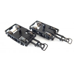 B 33 - JOUEF DEUX BOGIES DE VOITURE JOUEF HO