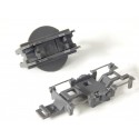 Réf 17393 BOGIE SUPPORT MOTEUR + FLASQUE D'AUTORAIL PICASSO 2 ème GENERATION HO