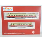 ROCO AUTORAIL UNIFIE X 2800 + REMORQUE EN COFFRET REF 43009