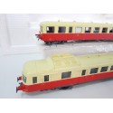 ROCO AUTORAIL UNIFIE X 2800 + REMORQUE EN COFFRET REF 43009