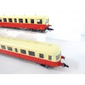 ROCO AUTORAIL UNIFIE X 2800 + REMORQUE EN COFFRET REF 43009
