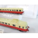 ROCO AUTORAIL UNIFIE X 2800 + REMORQUE EN COFFRET REF 43009