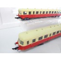 ROCO AUTORAIL UNIFIE X 2800 + REMORQUE EN COFFRET REF 43009