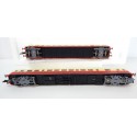 ROCO AUTORAIL UNIFIE X 2800 + REMORQUE EN COFFRET REF 43009