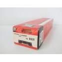 JOUEF WAGON COUVERT A BOGIES TYPE GAS HO EN BOITE ROUGE 6531