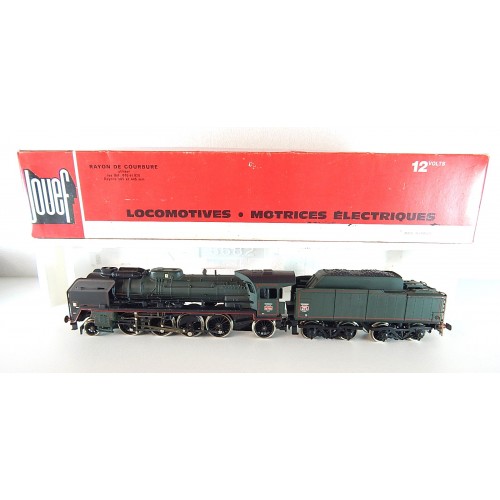 JOUE LOCOMOTIVE 141 P 102 SNCF VENISSIEUX TENDER 36 P 15 EN BOITE ROUGE REF 8269 HO
