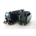 REF 8265 JOUEF LOCOMOTIVE VAPEUR 150 X 29 ET TENDER 34 X 157 HO EN BOITE BBR N°2
