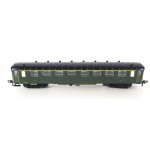 FLEISCHMANN VOITURE 1CL VERTE TOIT NOIR TYPE EST SNCF SANS BOITE HO