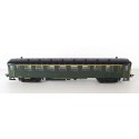 FLEISCHMANN VOITURE 1CL VERTE TOIT NOIR TYPE EST SNCF SANS BOITE HO