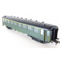 FLEISCHMANN VOITURE 1CL VERTE TOIT NOIR TYPE EST SNCF SANS BOITE HO