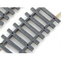 ROCO BOITE AVEC PETIT RAILS COURBES MAILLECHORTS + ECLISSES HO