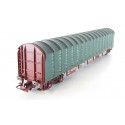JOUEF WAGON BACHER A BOGIES ESSIEUX BRUNIES HO SANS BOITE