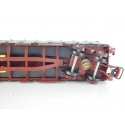 JOUEF WAGON BACHER A BOGIES ESSIEUX BRUNIES HO SANS BOITE