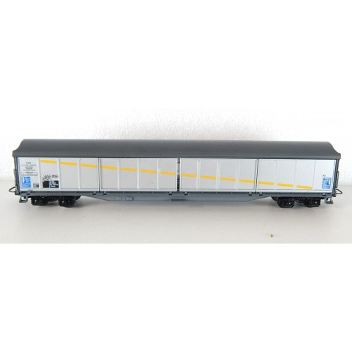 JOUEF WAGON COUVERT A BOGIE PARROIS COULISSANTE HO SANS BOITE