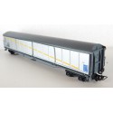 JOUEF WAGON COUVERT A BOGIE PARROIS COULISSANTE HO SANS BOITE
