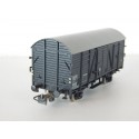 PIKO WAGON COUVERT MARRON A ESSIEUX TOIT GRIS SNCF 438746 SANS BOITE HO
