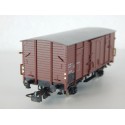 PIKO WAGON COUVERT MARRON CLAIRE A ESSIEUX SNCF 469251 SANS BOITE HO