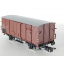 PIKO WAGON COUVERT MARRON CLAIRE A ESSIEUX SNCF 469251 SANS BOITE HO