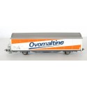 ROCO WAGON COUVERT A ESSIEUX OVOMATINE MARCHANDISE SANS BOITE BOITE HO